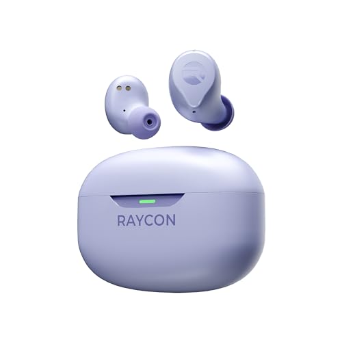 Raycon Everyday Earbuds (2024 Edition) - Bluetooth True Wireless in-Ear Buds with 32 Hours Playtime, Multpoint Technology, Extreme Comfort, and Active Noise Cancellation (Blush Violet) - Plush Violet