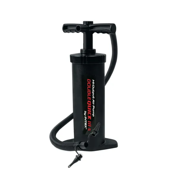 Intex Double Quick III S Hand Pump, 14.5" , Black - 