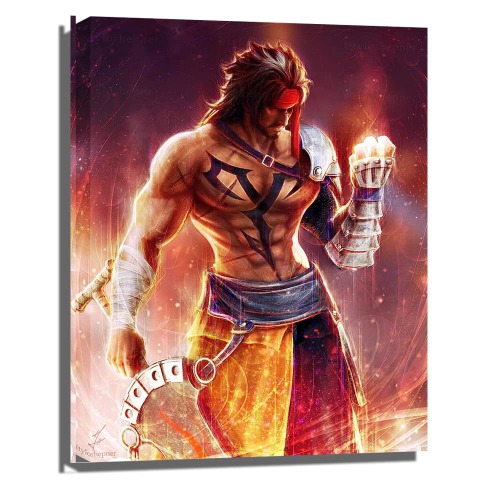 Gaming Posters Jecht Final Fantasy X Poster Print Posters and Prints Canvas Paintings Wall Art Wall Decor Cuadros Home(Unframed/Framed) (Unframed,24x32inch)