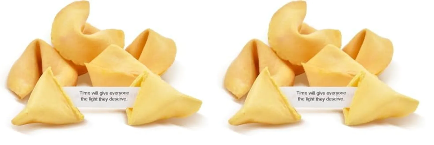 Soeos Fortune Cookies, Fortune Cookies Individually Wrapped Bulk, Approx 50 Cookies, Individually Packed Crisp Cookies with Fun, Traditional Chinese New Year Fortune Cookie, 8 Ounce (2 Pack) - 50 Count (Pack of 2)