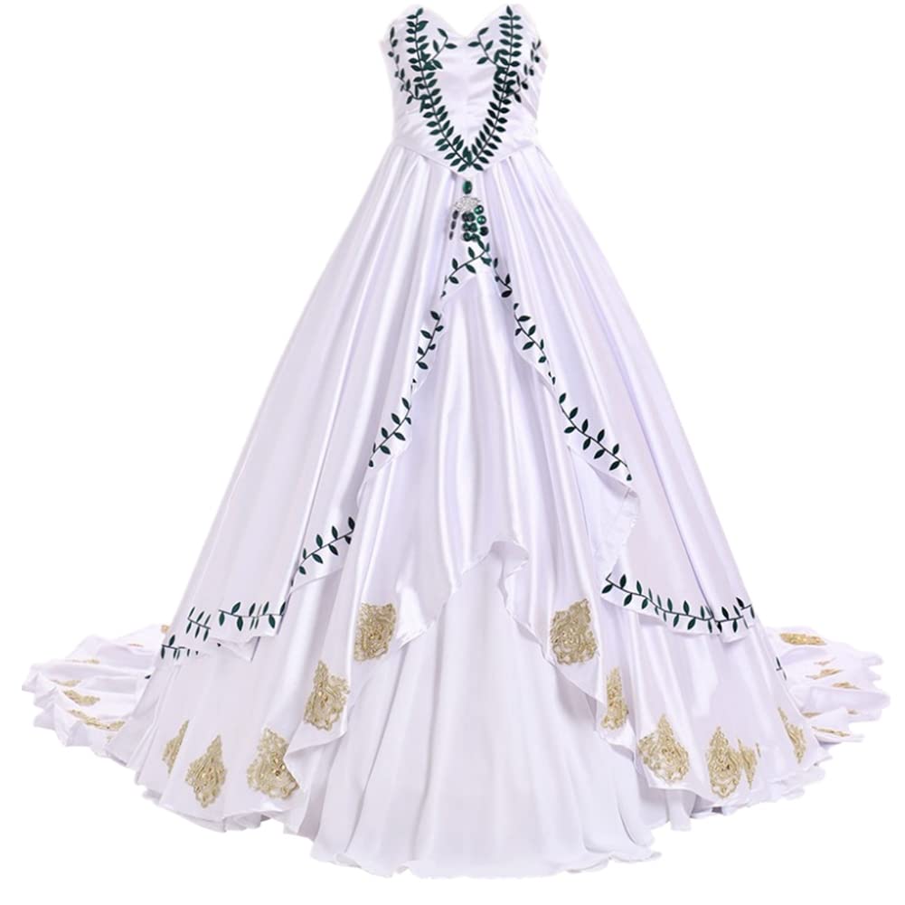 PRINCESS Garnet Til Alexandros COSPLAY costume Wedding Dress - Small Female