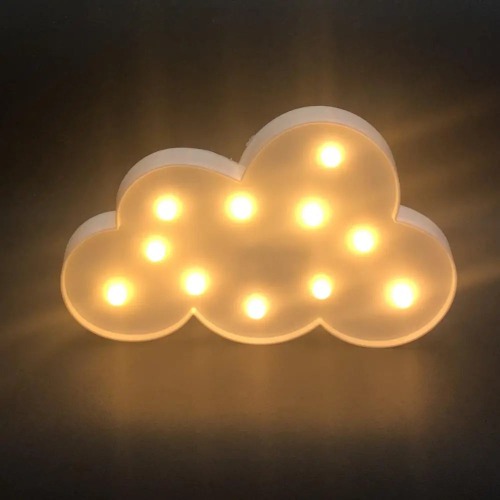 Cloud LED Cartoon Light Cute Decorative Lamp - White Cloud