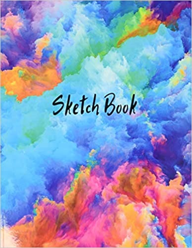 Sketch Book: Notebook for Drawing, Writing, Painting, Sketching or Doodling, 120 Pages, 8.5x11 (Premium Abstract Cover vol.4) - Paperback