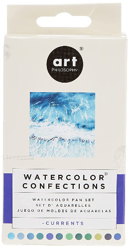 Prima Marketing Watercolor Confections Pan Set "Currents"