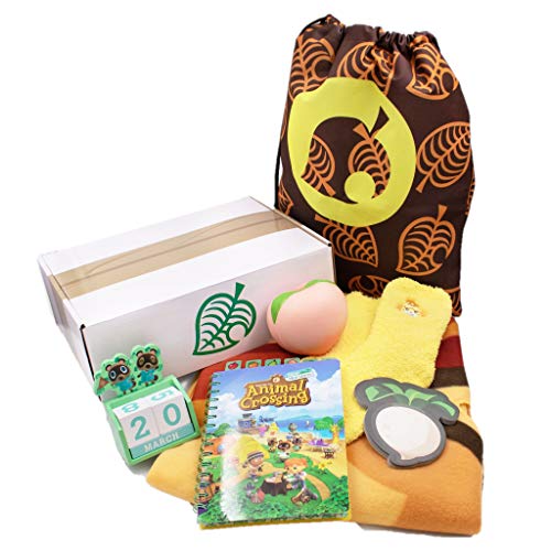 Animal Crossing: New Horizons Collector's Box | Includes 7 Exclusive Items - Brown
