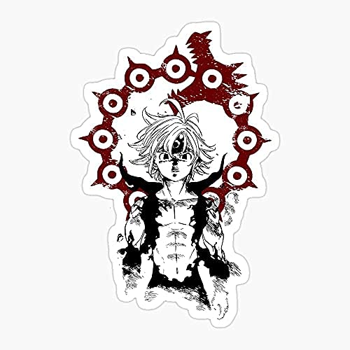 Meliodas Wrath | Seven Deadly Sins Meliodas | Nanatsu No Taizai Sticker Decal Vinyl - Peel and Stick to Any Smooth Surface