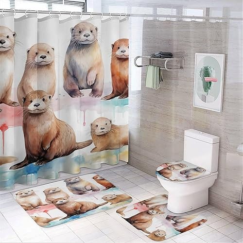 Otter Bath Decor