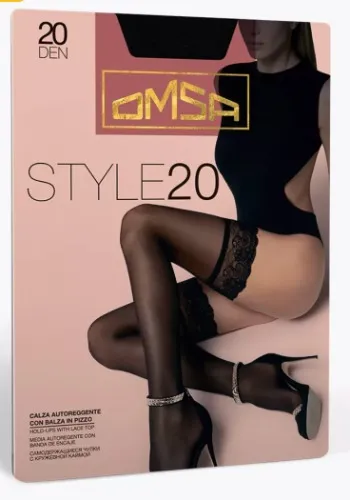 Halterlosen Strümpfe 20 den schwarz