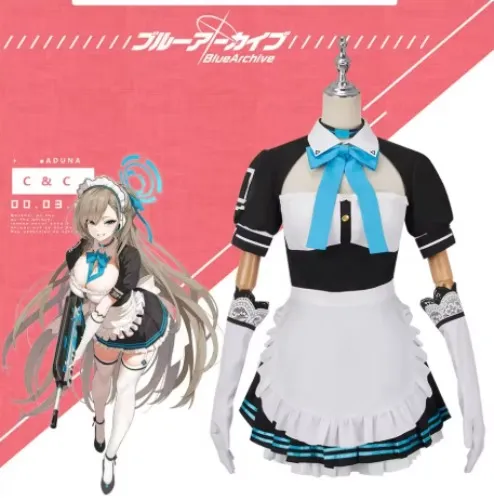 Blue Archive Asuna Maid Cosplay