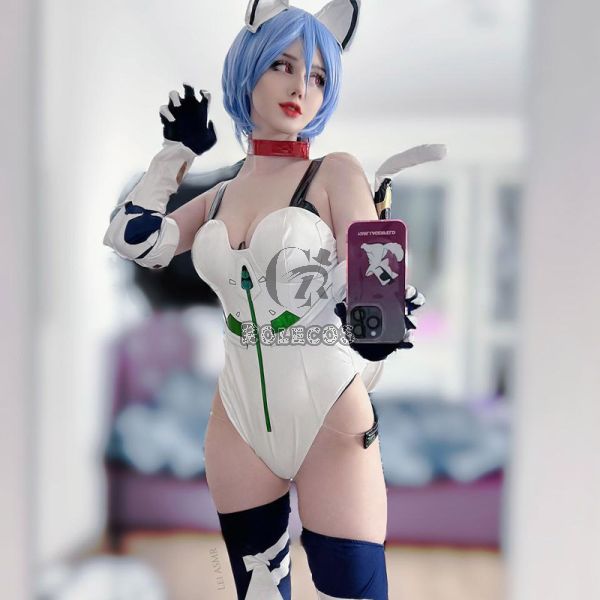 Rei Ayanami Cat Outfit