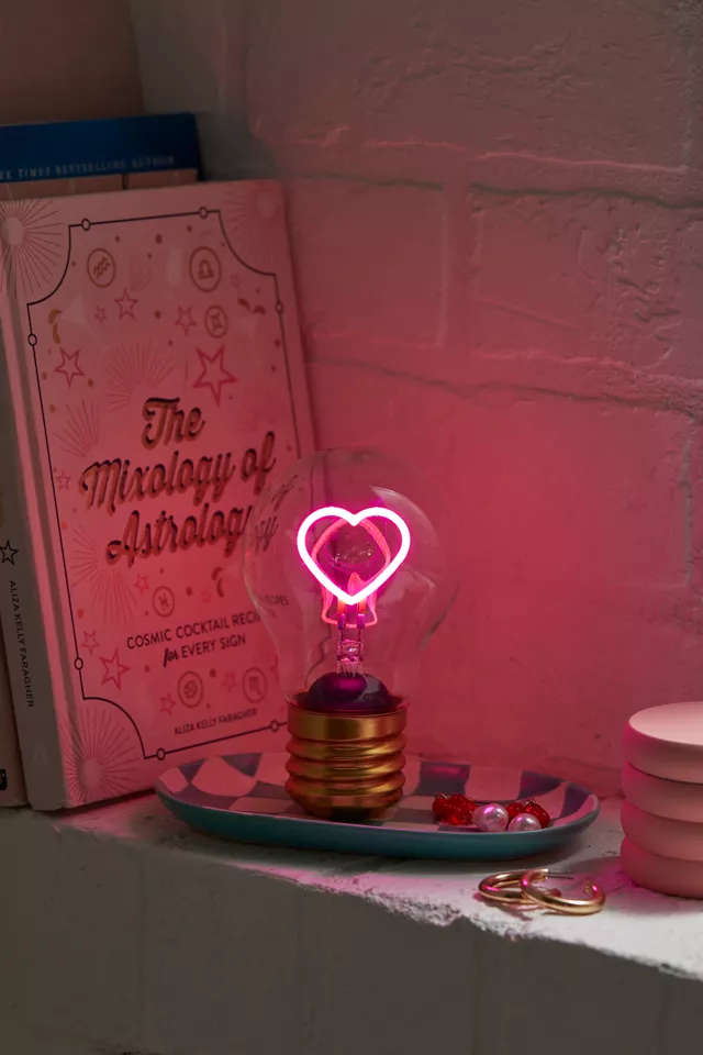 Heart Shaped Cordless Magic Bulb Light