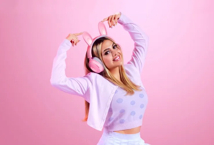 Razer Kraken Kitty V2 Pro - Quartz