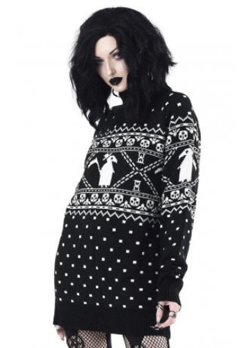 Plague Doctor Knitted Sweater