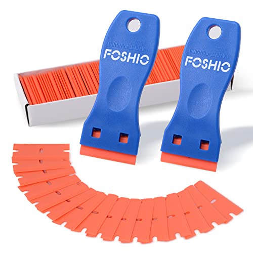 Plastic Razor Blade Scraper w/100 Blades
