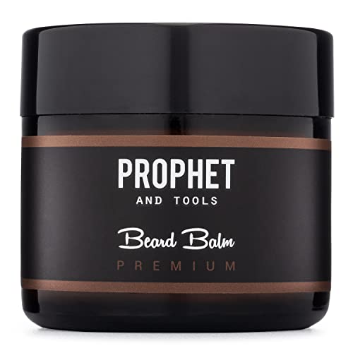 2023 FAVOURITE* Styling Beard Balm, Organic and Moisturizing Beard Butter with 12 Hour Hold, Helps with a Thicker Beard Appearance, Works with All Ethnicities & Hair Colors, Reduces Skin Irritation & Flaking, 60g