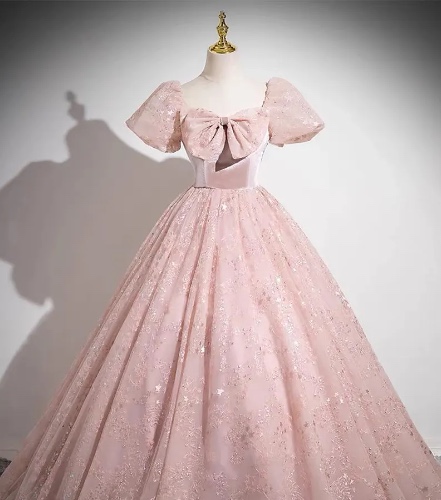 Custom Women Prom Dress, Ball Gown, Custom Evening Party Dress, Bridesmaid Dress, Wedding Dress, Fairy Prom Dress, Tulle Prom Dress, Evening Gown | Custom Bust - 96cm: 2. Waist - 76cm: 3. Hips - 98cm: 4. Height (without shoes) - 169cm: 5. Heels - 172cm Pink Prom Dress