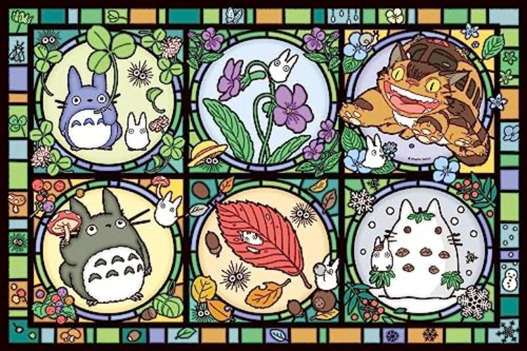 Studio Ghibli via Bluefin Ensky My Neighbor Totoro Season's Tidings Large Artcrystal Jigsaw Puzzle (1000-AC012) - Official Studio Ghibli Merchandise