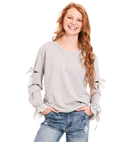 Truly Me, Girls' Designer Mix and Match Tops and Bottoms (Pieces Sold Separately) - 16 Years - Light Heather Grey
