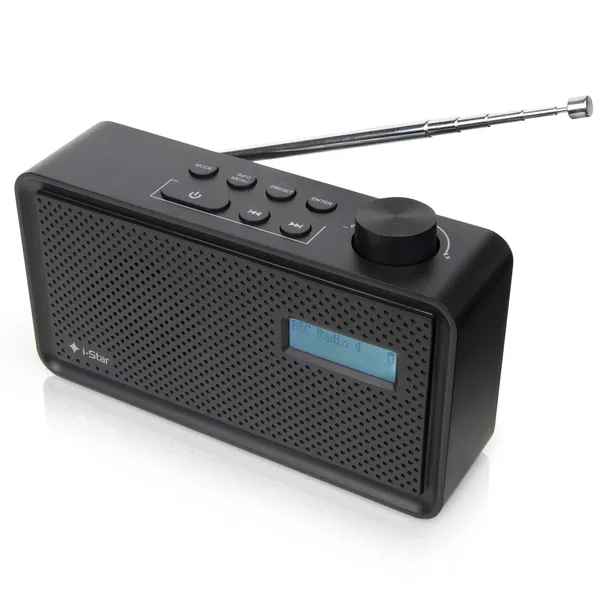 DAB/DAB+ Digital & FM Radio, Rechargeable Battery and Mains Powered DAB Radios Portable Digital Radio with USB Charging
