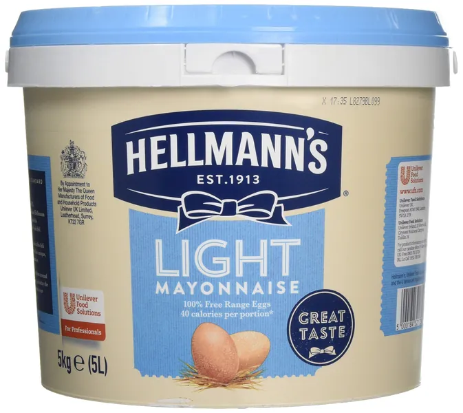 Hellmann's Light Mayonnaise, 5 Litre