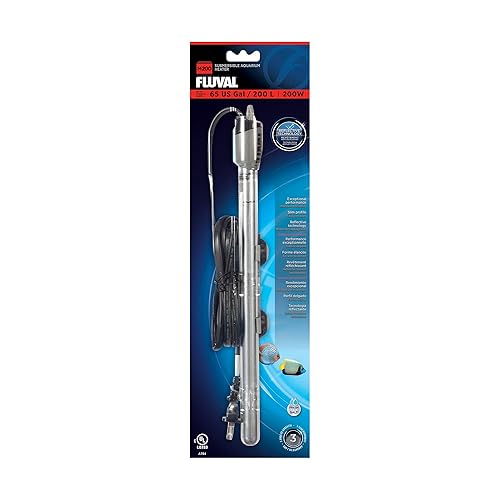 Fluval M200 Submersible Heater, 200-Watt Heater for Aquariums up to 65 Gal., A784 - M200 - M200
