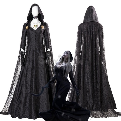 【Custom-Tailor】Game Resident Evil 8 Cosplay Dimitrescu Daughters Cosplay Costume - XXL