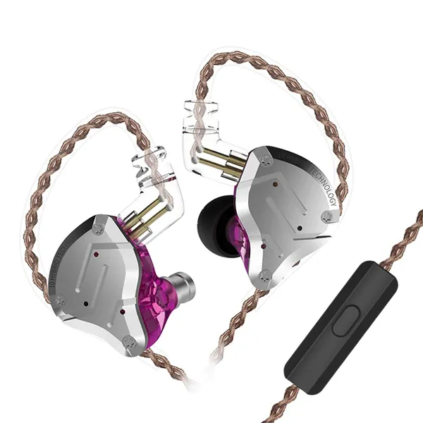 KZ ZS10 Pro IEM Five Driver 4 balanserade armaturer och 1Dynamic drivrutin-hörlurar