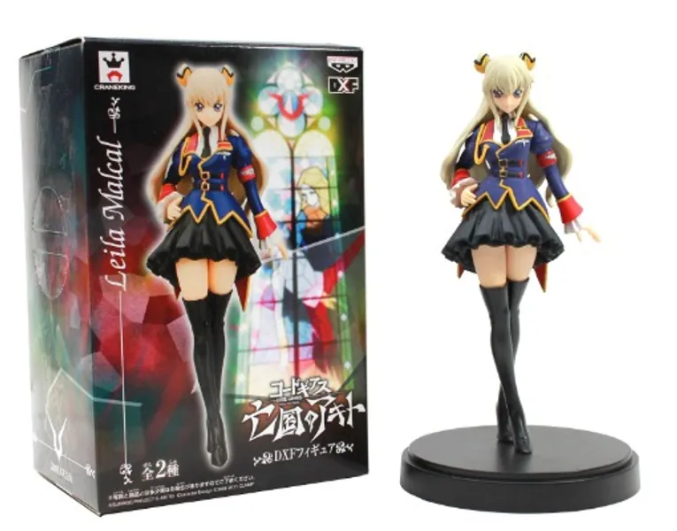 Banpresto Code Geass Akito The Exiled DXF Leila Malkal 6,5 tum actionfigur