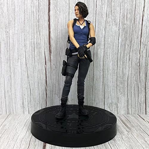 Character Model PVC Material Resident Evil Jill Figure Model, Tide Play Collectible Ornament, 1/6 Game Toy Figure Hand Puppet Gift