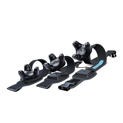 Rebuff Reality TrackStrap Plus - VIVE Tracker 3.0 / VIVE Tracker (Sold Separately) Full Body Tracking - 10+ hrs 6,000mAh Battery - Adjustable Comfortable Foot Straps and Waist Belt - Popular in VRChat - Motion Capture