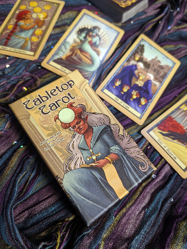 Tabletop Tarot - A Tabletop and Art Nouveau Inspired Tarot Deck | 1 deck