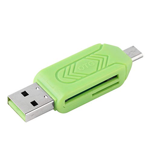 ABS 55 x 16 x 10mm (L x W x H) Universal Card Reader Mobile phone PC card reader Micro USB OTG Card Reader OTG TF/SD flash memory