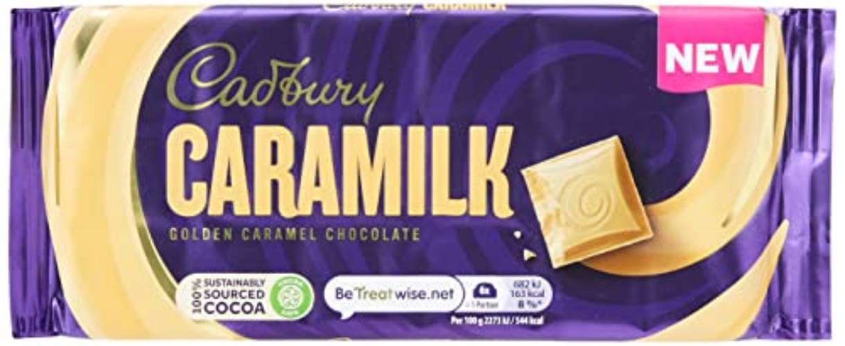 Cadbury Caramilk Chocolate Bar, 90 g