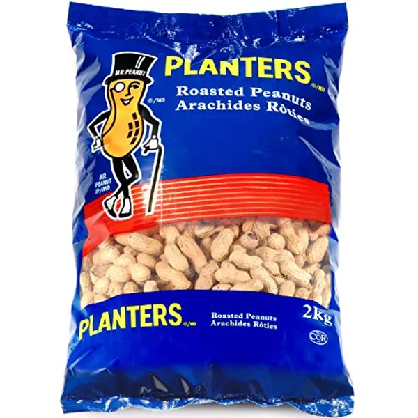 Planters Peanuts In Shell Roasted Unsalted, 2000 Grams - Peanuts In Shell Roasted