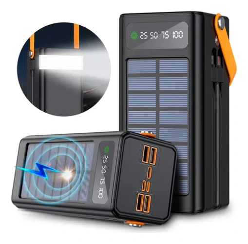 Power Bank Portátil Batería Pila 46w Carga Rápida 50000mah