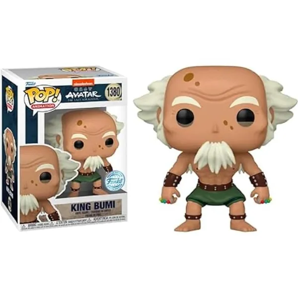 Funko Avatar: The Last Airbender King Bumi Pop! Figura de Vinilo #1380 - Entertainment Earth Exclusive