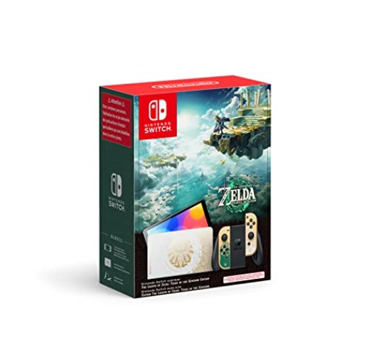 Nintendo Switch (OLED Model) Zelda: Tears of the Kingdom Limited Edition - Zelda Tears of the Kingdom Edition - Console