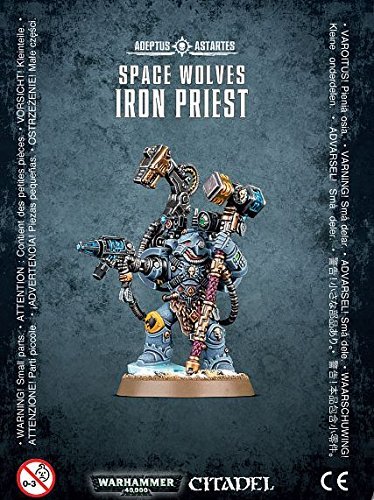 Games Workshop 99070101018" Warhammer Citadel Space Wolves Iron Priest Game