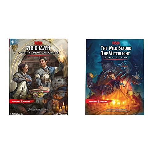 Strixhaven: Curriculum of Chaos (D&D/MTG Adventure Book): A Curriculum of Chaos (Dungeons and Dragons) & The Wild Beyond the Witchlight: A Feywild Adventure (Adventure Book) - + A Feywild Adventure