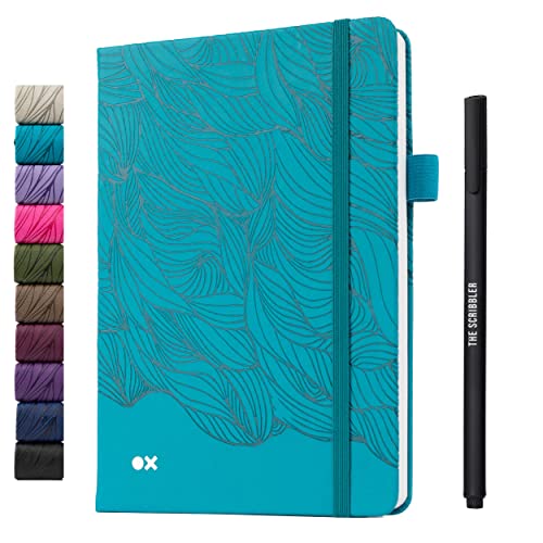 Planner 2023 | Weekly Planners, daily journal notebook diary | Monthly calendars & personal organisers | ADHD, work, business, performance, appointment, student | B5 Dotcross by Scribbles That Matter - B5 Vertical - Teal