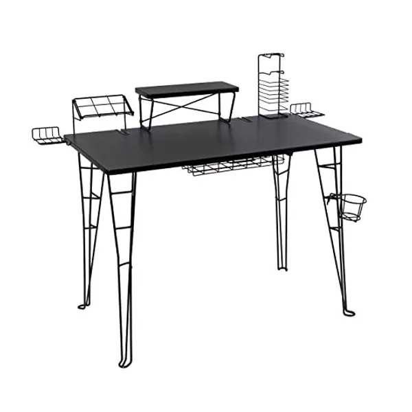 Atlantic Original Gaming Desk - integrated monitor stand, speaker stands, cable management and more PN 33935701