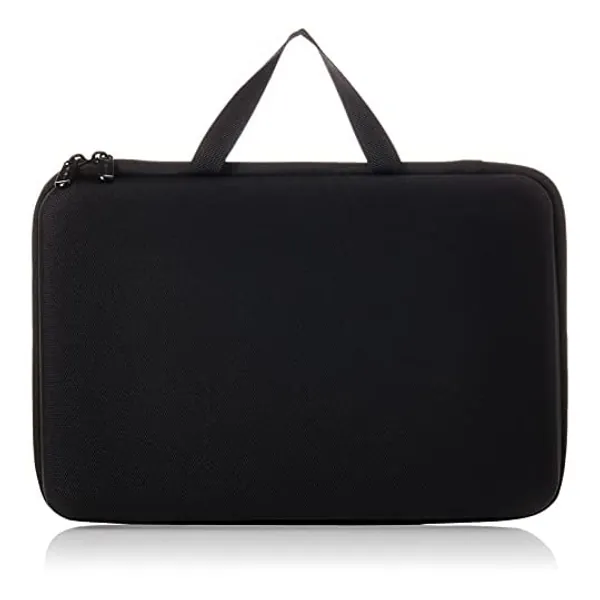 Amazon Basics Large Carrying Case for GoPro And Accessories - 13 x 9 x 2.5 Inches, Black