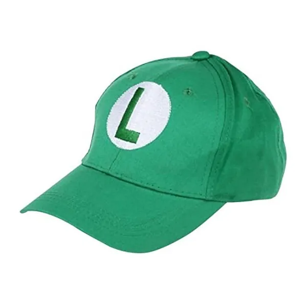 
                            Super Mario Brothers Luigi Green Baseball Cap
                        