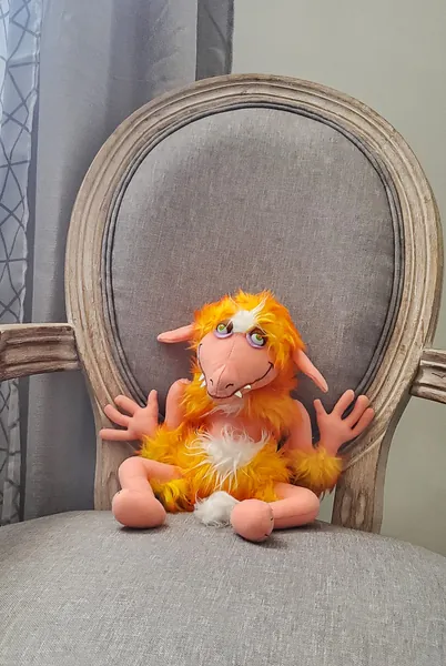Toy Vault Labyrinth Firey Plush, Creature Stuffed Toy from Jim Henson's Labyrinth Classic Movie