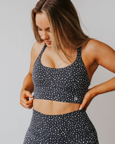 Astoria LUXE IGNITE Sports Bra - Black Speckle | Black Speckle / S