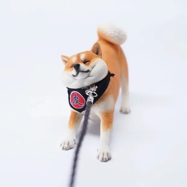 1/6 Rebelt Shiba Inu model Animal Handmade Simulation Model Funny Creative Cute Cute Pet Dog Fashion Play Ornament