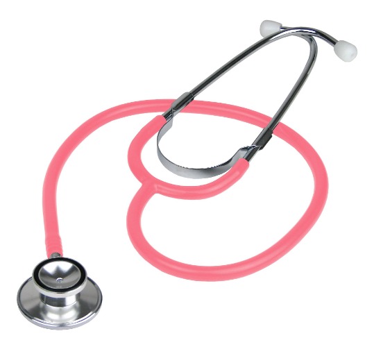 Ever Ready First Aid Dual Head Stethoscope - Pink - Pink