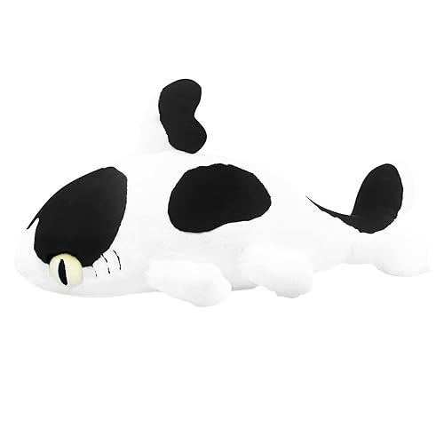 Sharkitty Stuffed Animal Toys,Shark & Cat Combine Plush Toys (Cow Shark 27.5 Inches) - Cow Shark 27.5 Inches