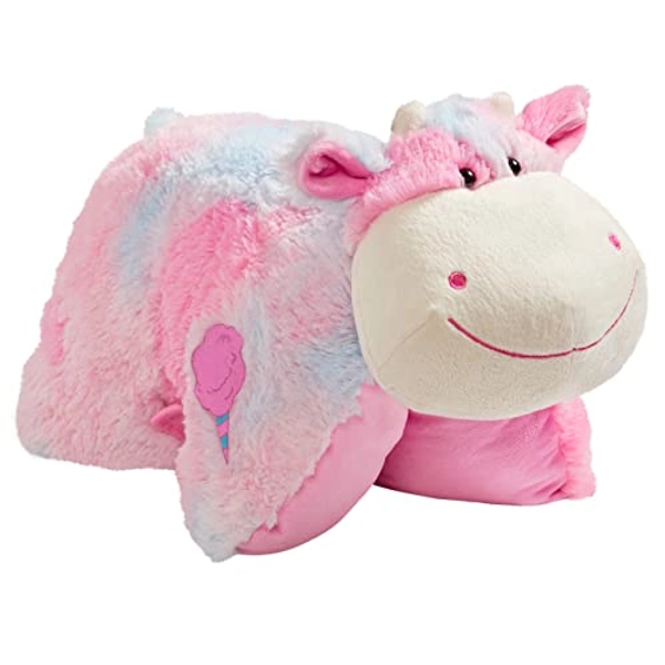 Pillow Pets Sweet Scented Cotton Candy Cow 18" Stuffed Animal Plush Toy