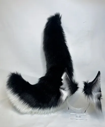 MTO Loona B&W Hellhound Inspired Ears and Tail